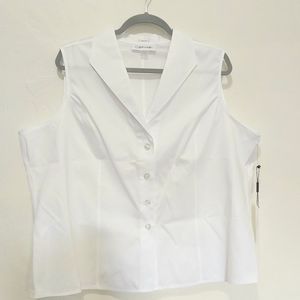 NWT- Calvin Klein Suit Blouse